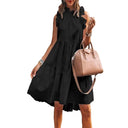 Women's Ruffled Strap Dress with Stunning Design