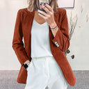 Chic Striped Blazer Jacket for Women