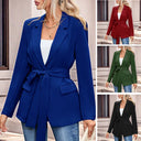 Chic Ladies Blazer with Stylish Belt