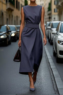 Chic Maxi Dress with Side Slit Design