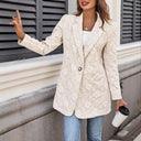 Floral Embroidered Women's Blazer Jacket