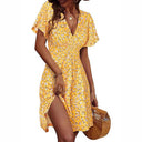 Floral Patterned Women's Summer Dress