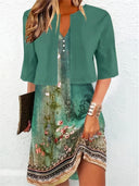 Chic Long Skirt and Top Ensemble