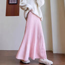 Chic High-Waisted Pleated Skirt for Women