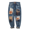Creative Patchwork Women's Jeans with Casual Style