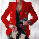 Chic Double-Breasted Women's Blazer