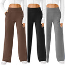 Women's Relaxed Fit Leisure Pants with Side Pockets