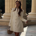 Chic Women's Blazer Dress in Sophisticated Style