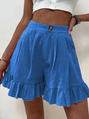 Chic Ruffled Women's Shorts for All Occasions