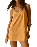 Chic Women's Tank Dress with Handy Side Pockets