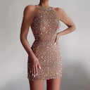 Sequin-Embellished Cocktail Dress for Women