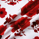 Floral Print Women's Short Sleeve Top