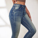 Retro High-Waisted Flared Jeans for Women