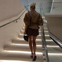 Chic Designer Blazer Jacket with Tie Belt
