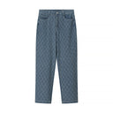 Modern Check High-Waist Women's Jeans
