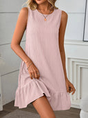 Summer Ruffled Hem Dress for Women