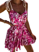 Floral-Print Breezy Beach Dress for Women