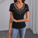 Artistic Embroidered Women's Bodysuit