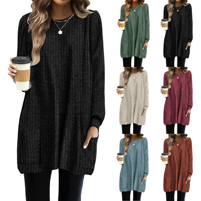 Chic Long Sleeve Women's Dress