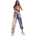Women's Tie-Dye Jogging Pants with Elastic Waist & Pockets