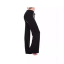 Women's Leisure Pants with Side Pockets & Elastic Waist