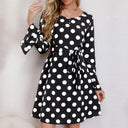Chic Women's Polka-Dot Dress for Every Occasion