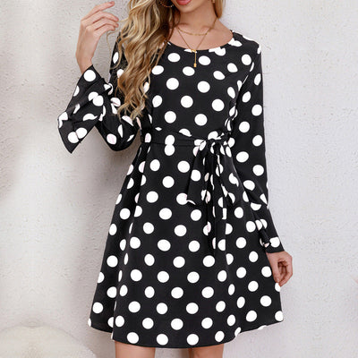 Chic Women's Polka-Dot Dress for Every Occasion