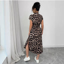 Animal Print Maxi Dress for Women