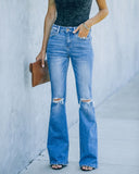 High-Waisted Bootcut Jeans for Women