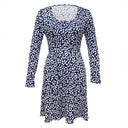 Floral Print Women's Dress with Convenient Pockets