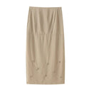 Floral Embellished Midi Skirt for Women