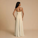 Chic Asymmetrical Evening Dress with Ruffle Detail