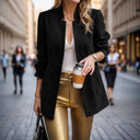 Chic Women's Structured Blazer Jacket