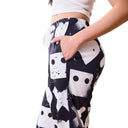 Artistic Patterned Women's Trousers