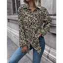 Women's Animal Print Airy Blouse Shirt