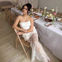 Chic Crop Top & Lace Skirt Ensemble