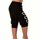 Heart Design Relaxed Fit Women's Trousers
