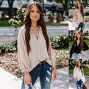 Chic V-Neck Blouse for Women