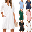 Floral Dress with Chic Cut-Out Design for Women