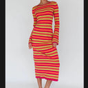 Chic Striped Long Sleeve Dress for Women