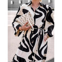 Chic Long Sleeve Shirt Dress for Women