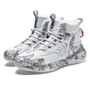 Insulated High-Top Sneakers with Non-Slip Sole for Women