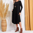 Chic Maxi Dress with High Hem for Women