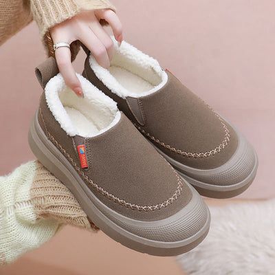 Cozy Women's Slip-On Slippers with Plush Lining