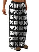 Stylish Women's Printed Leisure Trousers with Stretch Waist