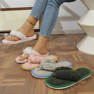 Women's Cozy Fluffy Slippers with Plush Insoles