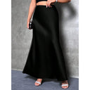 Flowing Maxi Skirt with Elastic Waistband for Women