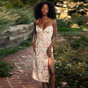 Floral Lace Bodycon Dress for Women