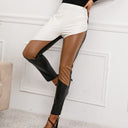 Chic Women's Faux Leather Trousers