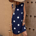 Polka Dot Dress with Flowy Design for Women